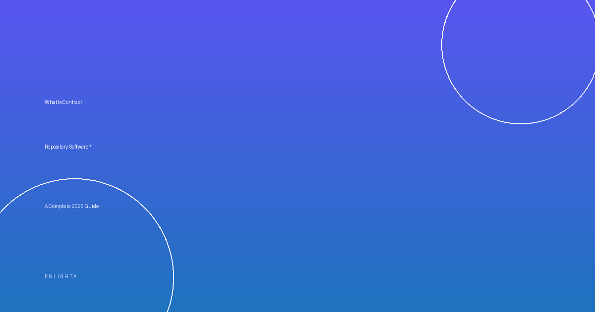 What is contract repository software? The complete 2026 guide